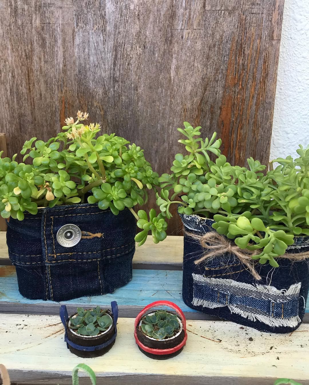 デニムリメイク缶