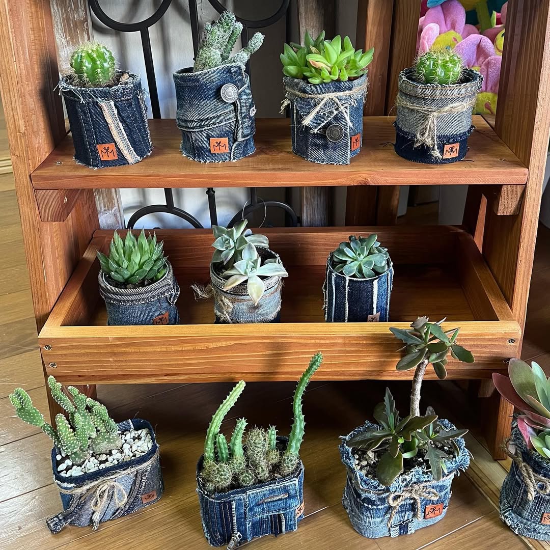 デニムリメイク缶