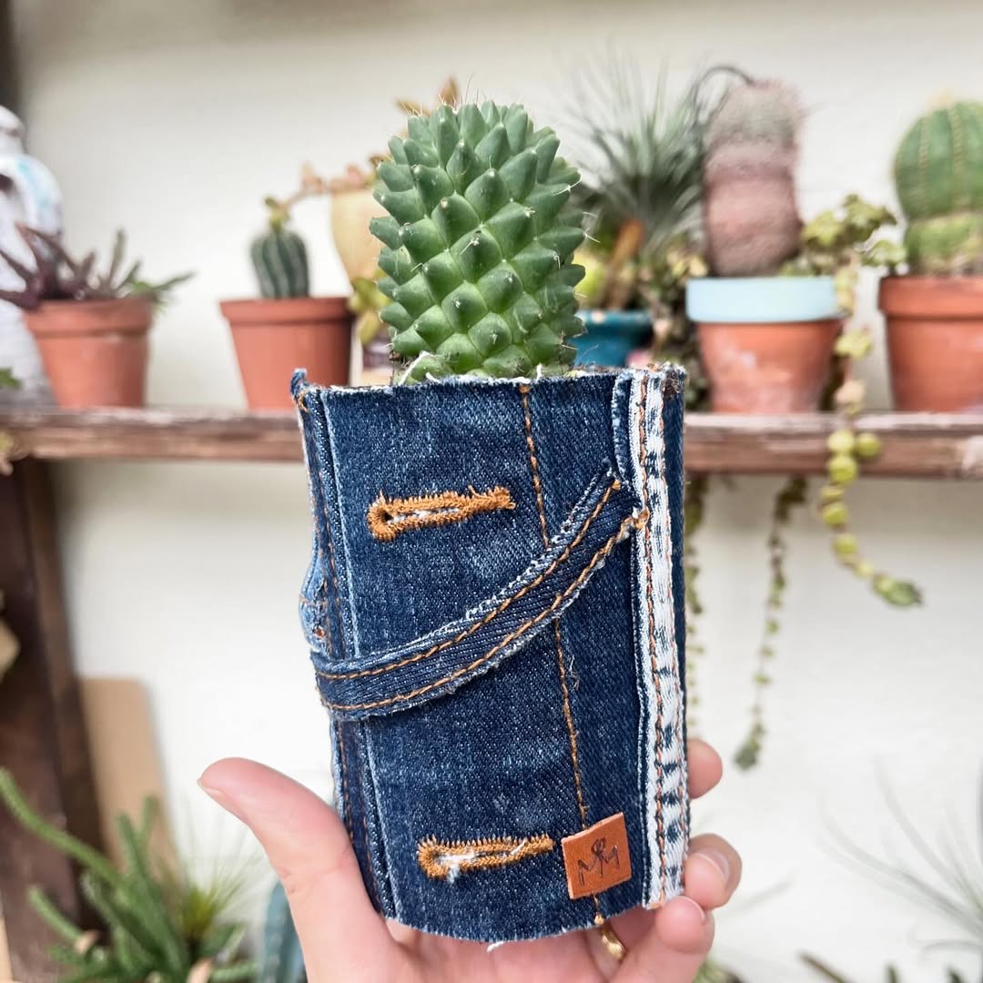 デニムリメイク缶