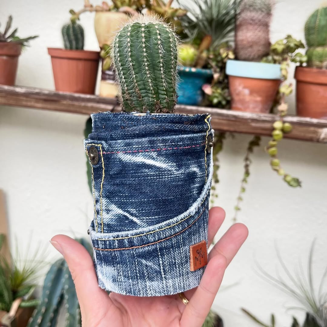 デニムリメイク缶