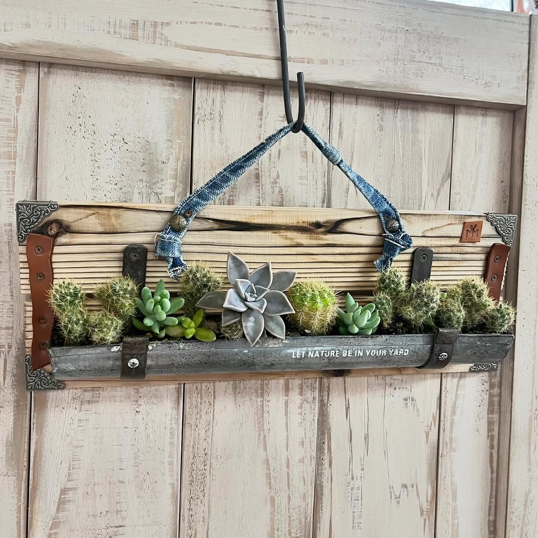 ブリキ樋プランター