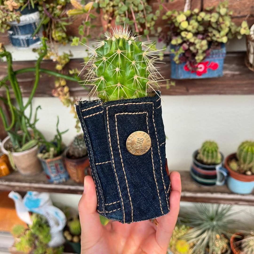 デニムリメイク缶