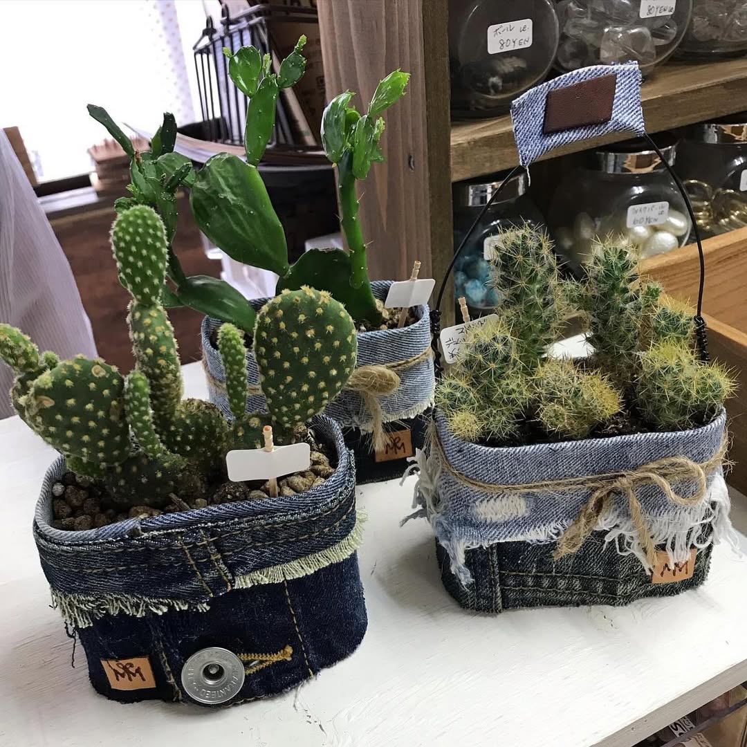 デニムリメイク缶